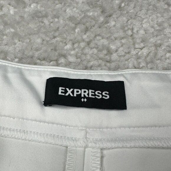 Express Shortie Super High Rise White NEW - Picture 4 of 9